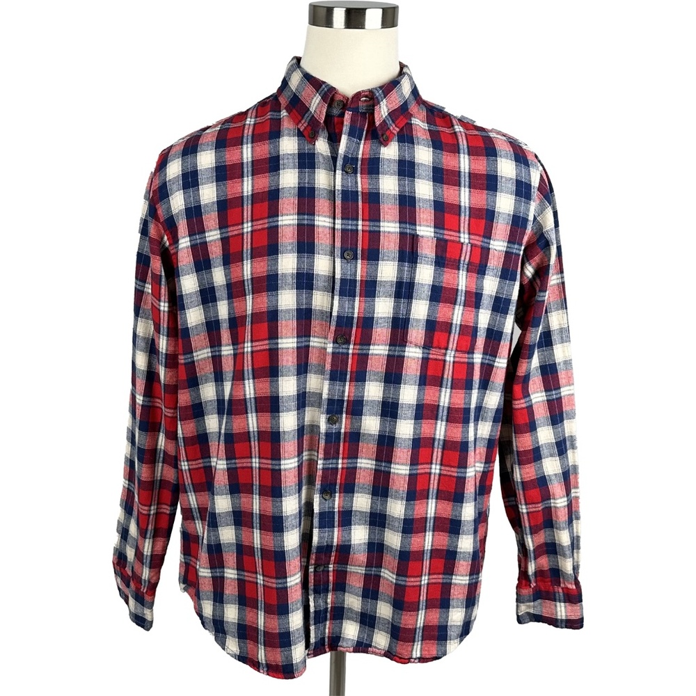 Red & Blue Plaid Shirt (XL)